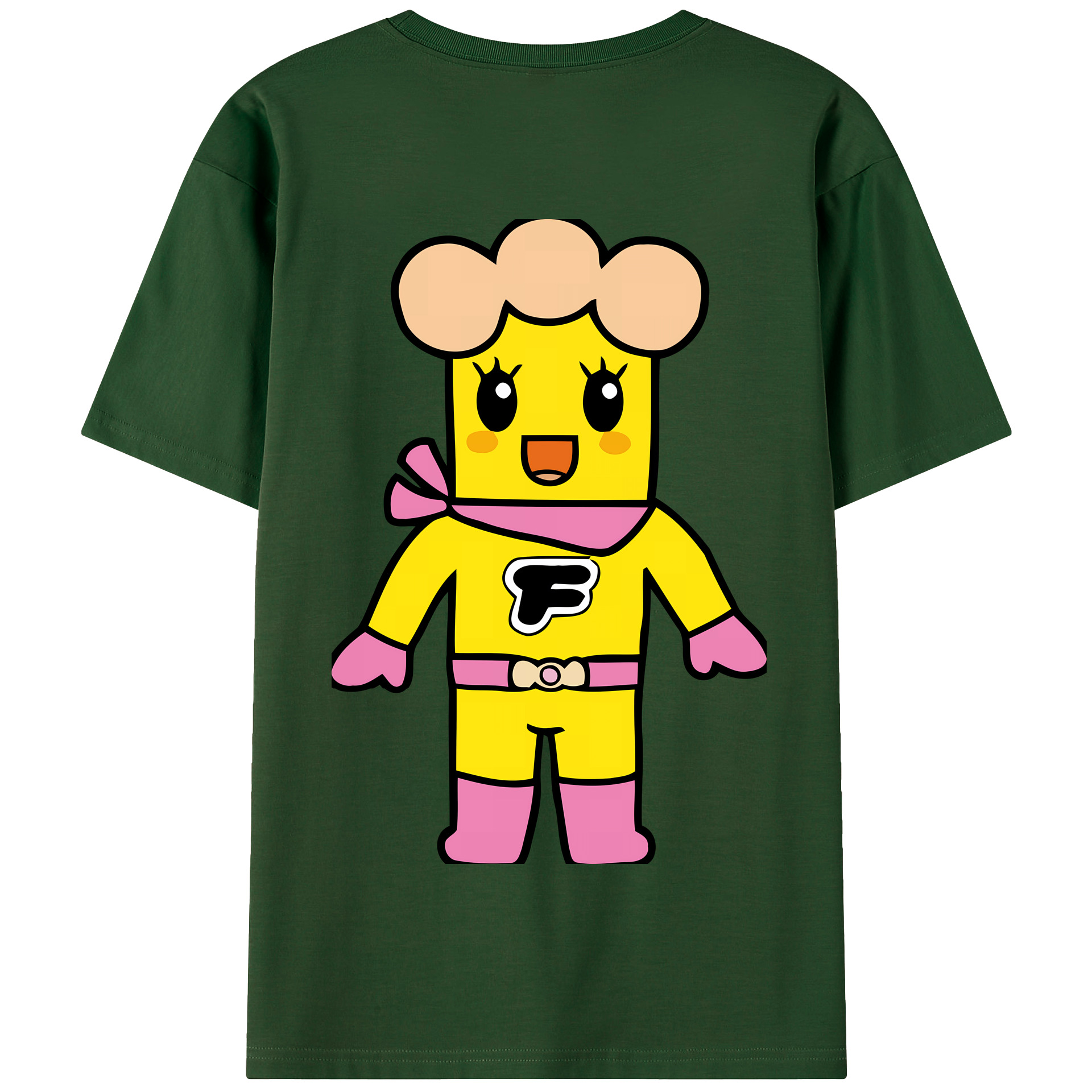 （画像用） アンパンマン Anpanman 綿100％半袖Tシャツ（背面プリント）